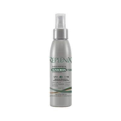 Replenix Sheer Physical Sunscreen SPF 50 Bottle