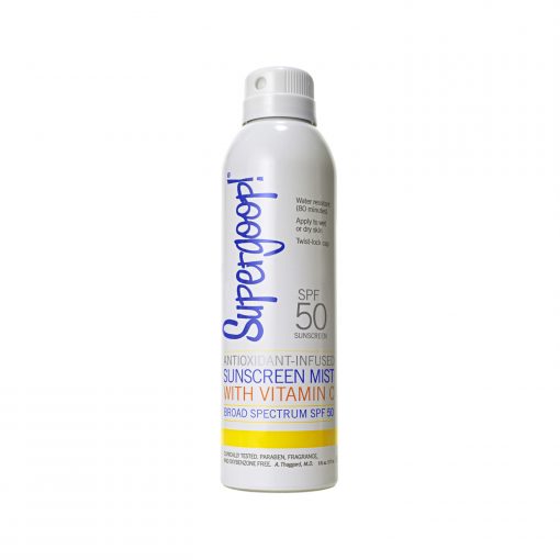 Supergoop Antioxidant-Infused Sunscreen Mist with Vitamin C SPF 50